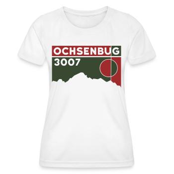Ochsenbug Kristallkopf Berg Matrei Hohe Tauern - Frauen Funktions-T-Shirt - Weiß - Vorne - AI Model Female 172 dark (172cm)