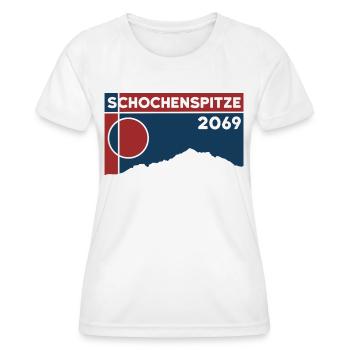 Schochenspitze Ski de randonnée Wandeurng Souvenirs Randonnée - T-shirt sport Femme - blanc - Devant - AI Model Female 172 dark (172cm)