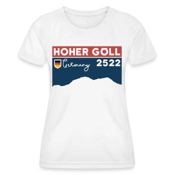 Hoher Göll Climbing Crossing Westgrat Hiking - Women's Functional T-Shirt - white - Front - AI Model Female 172 dark (172cm)