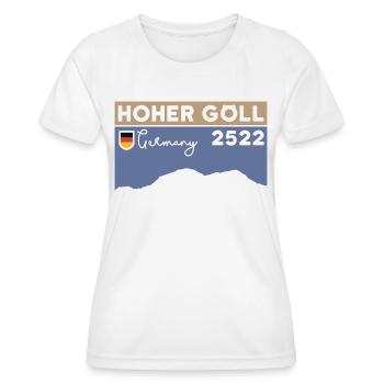 Hoher Göll Climbing Crossing Westgrat Hiking - Women's Functional T-Shirt - white - Front - AI Model Female 172 dark (172cm)