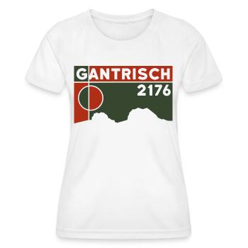 Gantrisch Berg Oberland bernois Ski de fond Randonnée - T-shirt sport Femme - blanc - Devant - AI Model Female 172 dark (172cm)