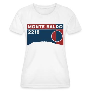 Monte Baldo Trekking Hike Hiking Trail - Women's Functional T-Shirt - white - Front - AI Model Female 172 dark (172cm)