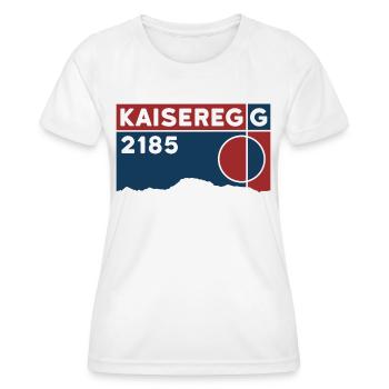 Kaiseregg Wandern Wanderung Freiburg Souvenir - Frauen Funktions-T-Shirt - Weiß - Vorne - AI Model Female 172 dark (172cm)