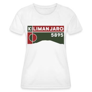 Kilimanjaro Trekking Kilimanjaro Tour Souvenir - Women's Functional T-Shirt - white - Front - AI Model Female 172 dark (172cm)