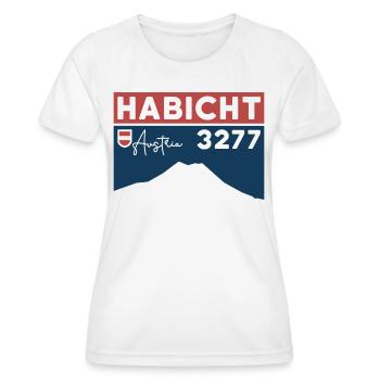 Habicht Berg Tour Wandern Bergtour Stubaital Tirol - Frauen Funktions-T-Shirt - Weiß - Vorne - AI Model Female 172 dark (172cm)