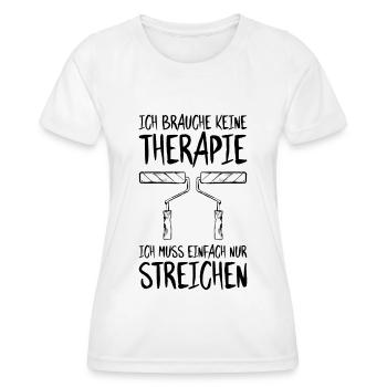 Maler und Lackierer Malerin Lackiererin Painter - Frauen Funktions-T-Shirt - Weiß - Vorne - AI Model Female 172 dark (172cm)