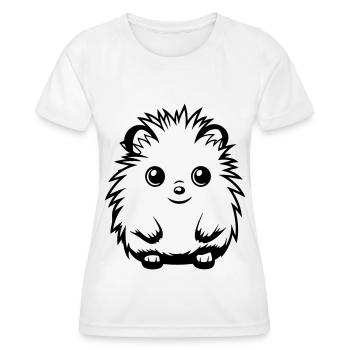 Igel Niedlich Süß Baby - Frauen Funktions-T-Shirt - Weiß - Vorne - AI Model Female 172 dark (172cm)