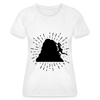 Feuerwerk und Klettern 1 - - Frauen Funktions-T-Shirt - Weiß - Vorne - AI Model Female 172 dark (172cm)