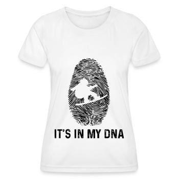 It's in my DNA - - Women's Functional T-Shirt - white - Front - AI Model Female 172 dark (172cm)