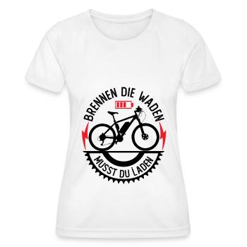 BRENEN DIE WADEN MUSST DU Laden - - Frauen Funktions-T-Shirt - Weiß - Vorne - AI Model Female 172 dark (172cm)