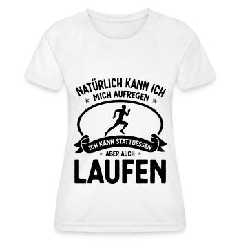 Naturlich kann Ich Mich AUFEGENICHE KANN STATTDESS - Frauen Funktions-T-Shirt - Weiß - Vorne - AI Model Female 172 dark (172cm)