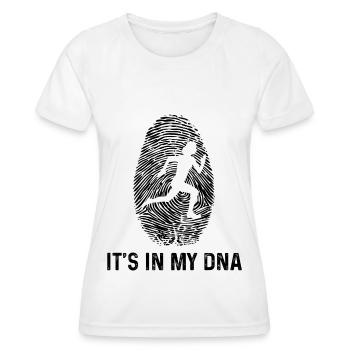 It's in my DNA 1 - - Women's Functional T-Shirt - white - Front - AI Model Female 172 dark (172cm)
