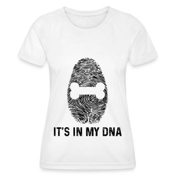 Es ist in meiner DNA 4 - - Frauen Funktions-T-Shirt - Weiß - Vorne - AI Model Female 172 dark (172cm)