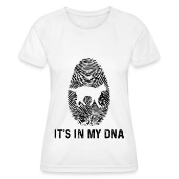 It's in my DNA - - Women's Functional T-Shirt - white - Front - AI Model Female 172 dark (172cm)