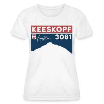 Keekopf Petzeck Hochschober Schobergruppe Bergtour - Frauen Funktions-T-Shirt - Weiß - Vorne - AI Model Female 172 dark (172cm)