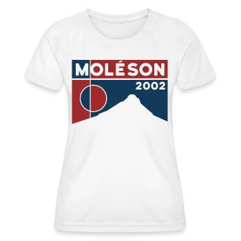 Moléson Wanderung Trail Wandern Fribourg Andenken - Frauen Funktions-T-Shirt - Weiß - Vorne - AI Model Female 172 dark (172cm)