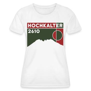 High Cold Crossing Normal Mountain Hike - Women's Functional T-Shirt - white - Front - AI Model Female 172 dark (172cm)