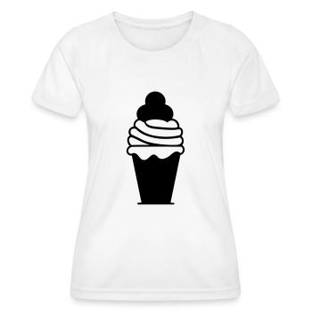 Ice Sundae - Women's Functional T-Shirt - white - Front - AI Model Female 172 dark (172cm)