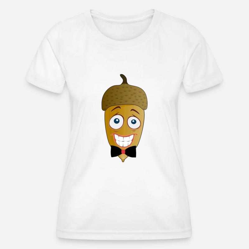 acorn - Women's Functional T-Shirt - white