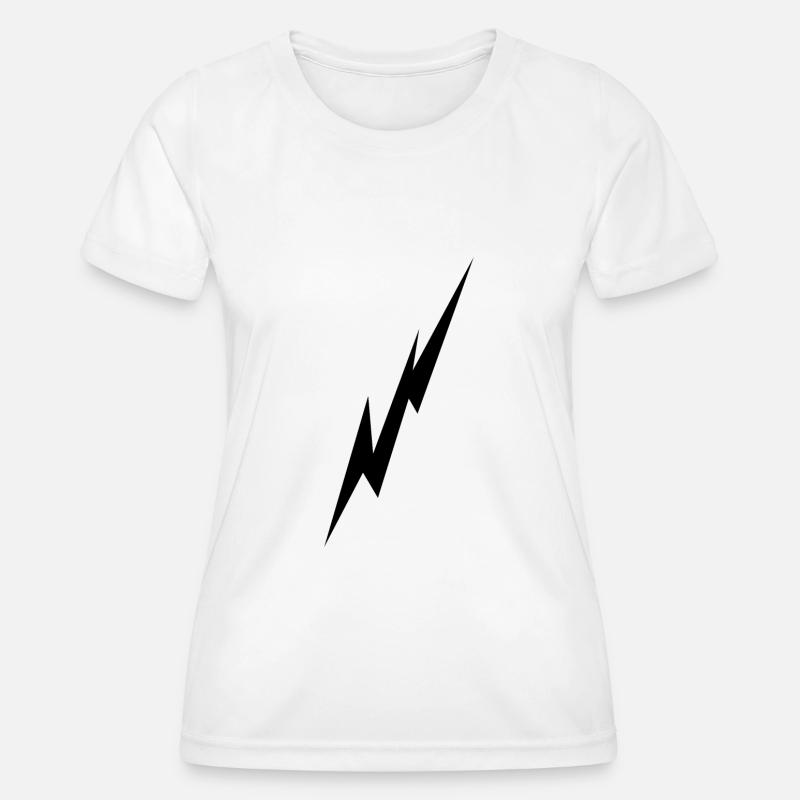 Lightning - Women's Functional T-Shirt - white