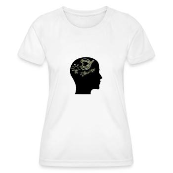 Fusion Créative - Art - ApriNoeScor - T-shirt sport Femme - blanc - Devant - AI Model Female 172 dark (172cm)
