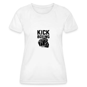 kickboxing kickboxer - Frauen Funktions-T-Shirt - Weiß - Vorne - AI Model Female 172 dark (172cm)