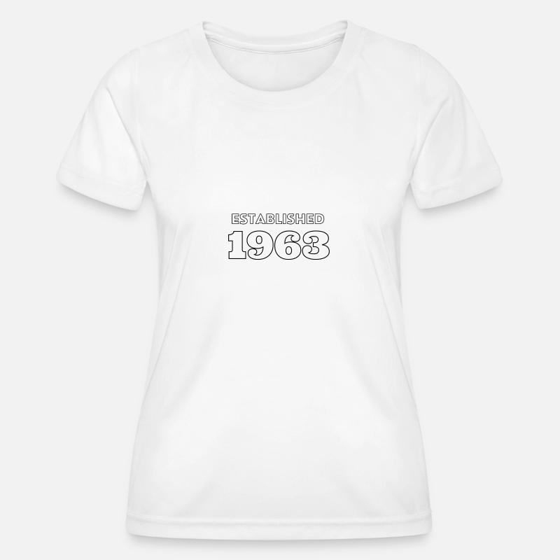 Established 1963 - Women's Functional T-Shirt - white