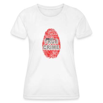 True Crime Fans Series Friends as a Gift - Women's Functional T-Shirt - white - Front - AI Model Female 172 dark (172cm)