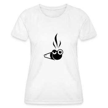 marijuana - T-shirt sport Femme - blanc - Devant - AI Model Female 172 dark (172cm)