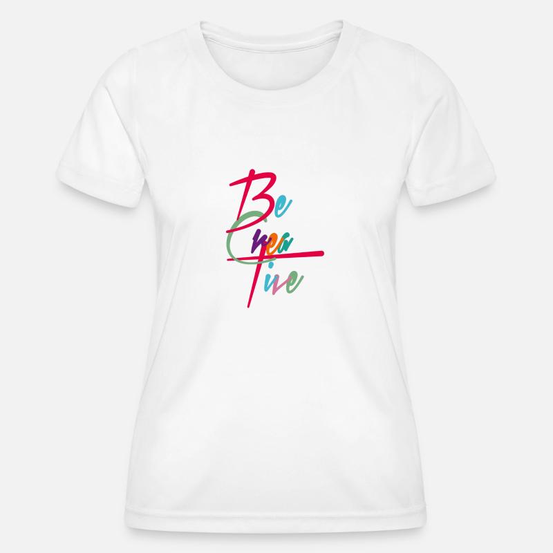 Typography - Women's Functional T-Shirt - white