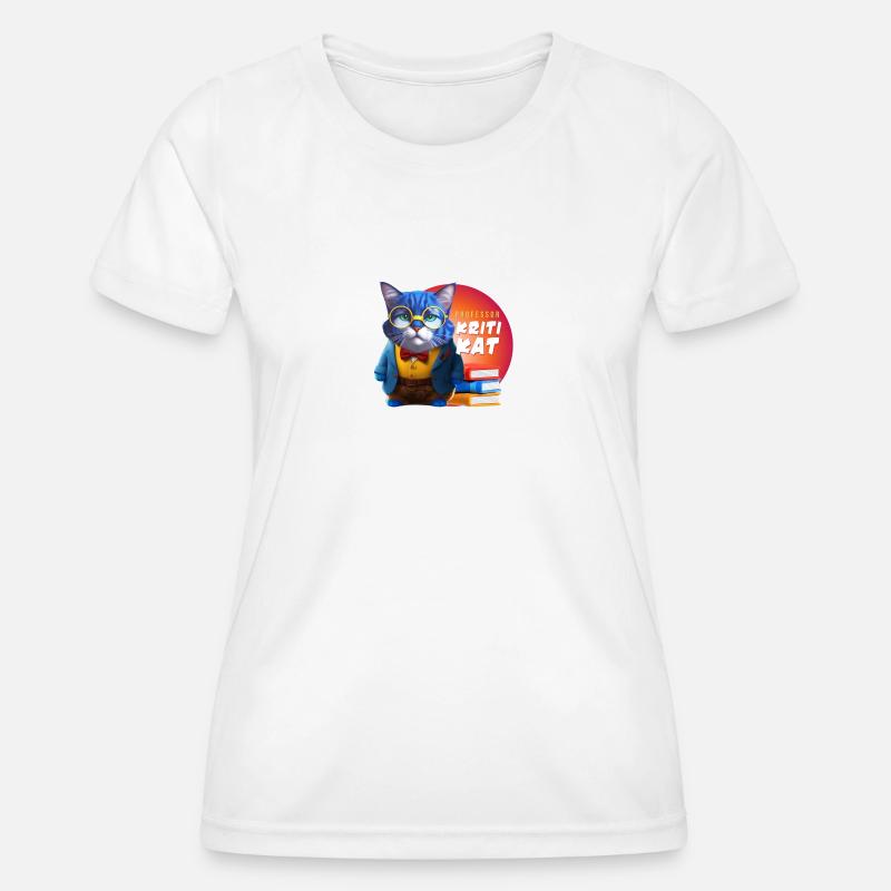Professor Kritikat logo - Women's Functional T-Shirt - white