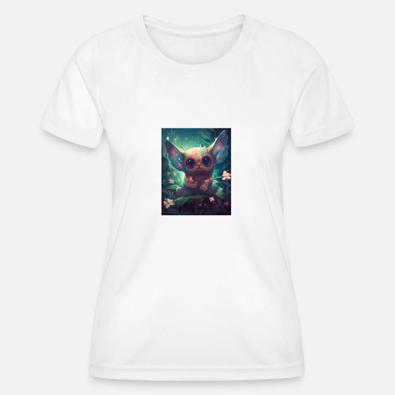 Cute Creature 01 - Women's Functional T-Shirt - white