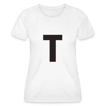 T - T-shirt sport Femme - blanc - Devant - AI Model Female 172 dark (172cm)