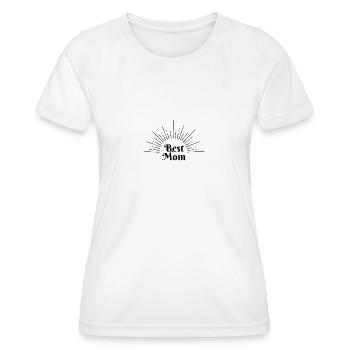 Best Mom - Frauen Funktions-T-Shirt - Weiß - Vorne - AI Model Female 172 dark (172cm)