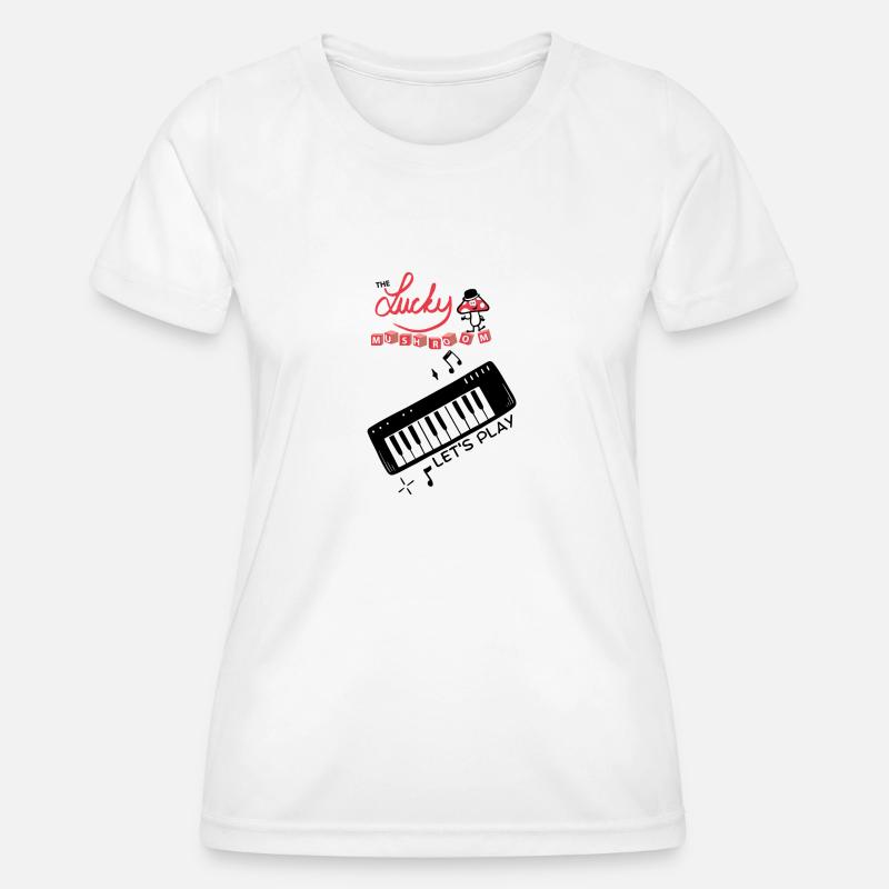 Let's play! - Women's Functional T-Shirt - white