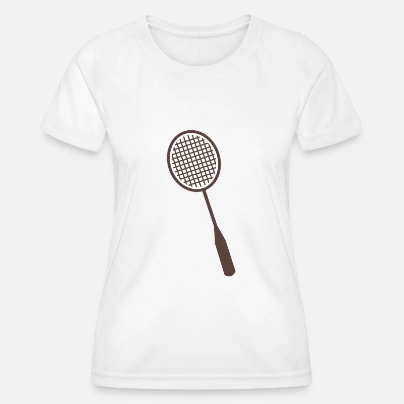 Badminton rackets - Women's Functional T-Shirt - white