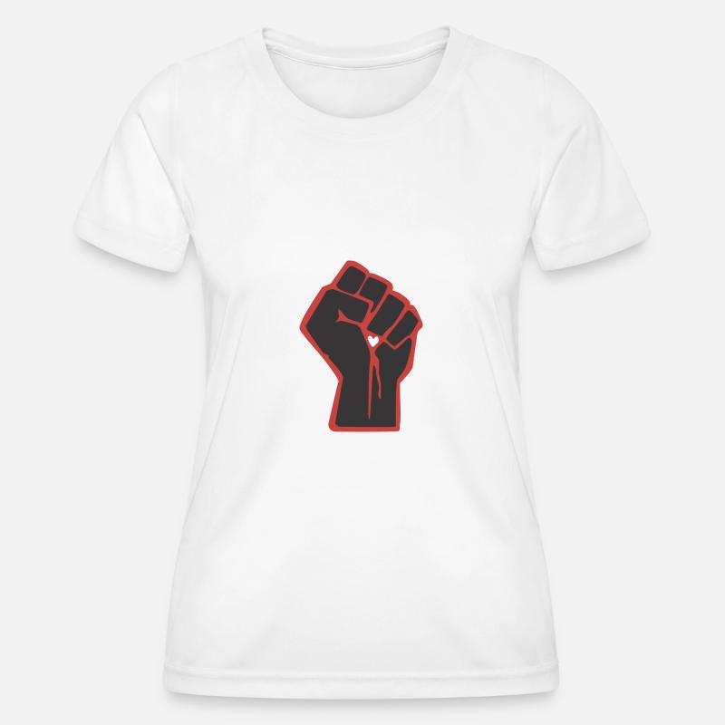 fist - Women's Functional T-Shirt - white