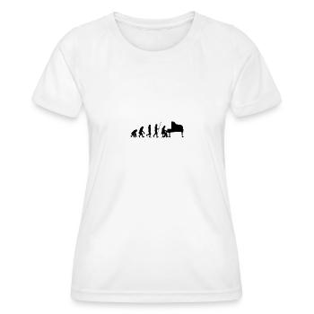 Piano Music Instrument - Women's Functional T-Shirt - white - Front - AI Model Female 172 dark (172cm)