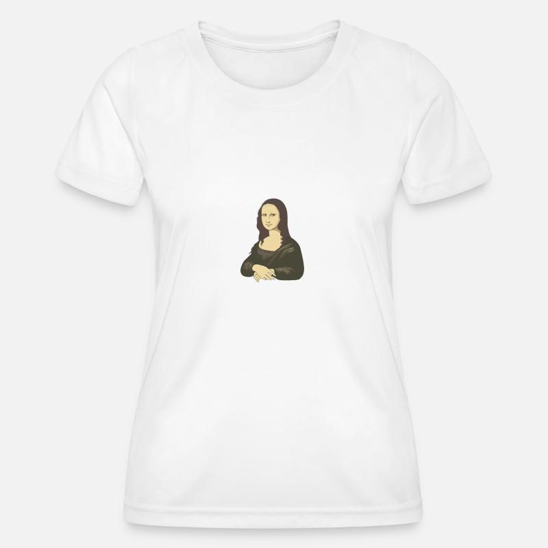 Mona Lisa - Women's Functional T-Shirt - white