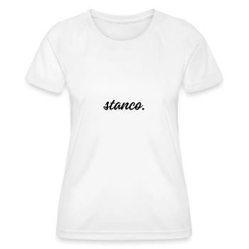 Fatigué, Stanco - T-shirt sport Femme - blanc - Devant - AI Model Female 172 dark (172cm)