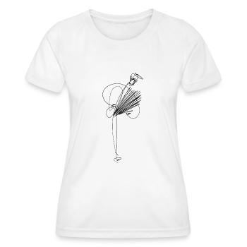 Accordion - Women's Functional T-Shirt - white - Front - AI Model Female 172 dark (172cm)