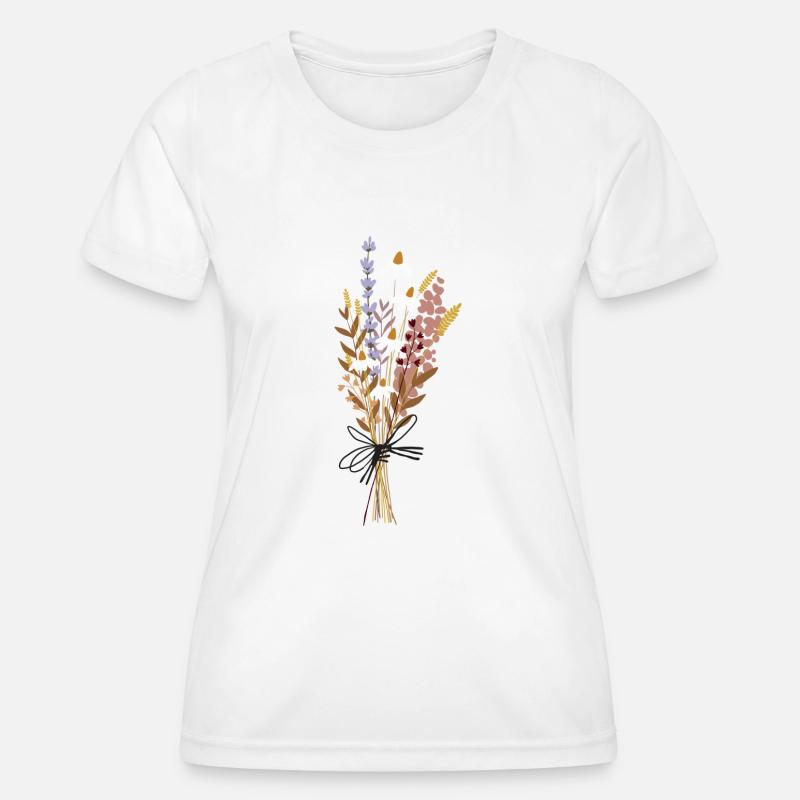 Bouquet - Women's Functional T-Shirt - white
