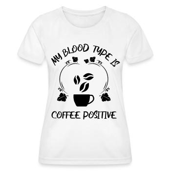 Kaffee Espresso Käffchen - Frauen Funktions-T-Shirt - Weiß - Vorne - AI Model Female 172 dark (172cm)