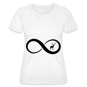 Infinity et Chasse 2 - - T-shirt sport Femme - blanc - Devant - AI Model Female 172 dark (172cm)