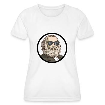 Funny socialist saying about socialism! - Women's Functional T-Shirt - white - Front - AI Model Female 172 dark (172cm)