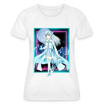 Cute Young Anime Manga - Women's Functional T-Shirt - white - Front - AI Model Female 172 dark (172cm)