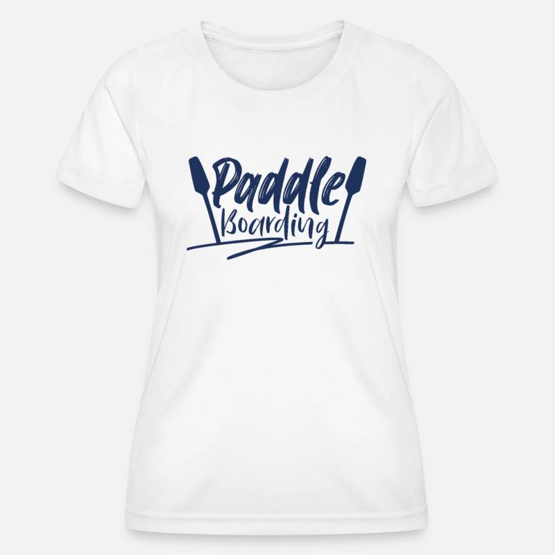 Surfboard - Women's Functional T-Shirt - white