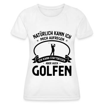 Naturlich kann ich Mich AUFEGENICHE KANN STATTDESS - Frauen Funktions-T-Shirt - Weiß - Vorne - AI Model Female 172 dark (172cm)