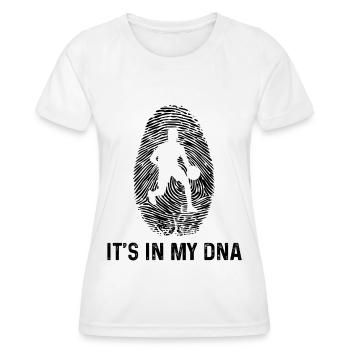 C’est dans mon ADN 1 - - T-shirt sport Femme - blanc - Devant - AI Model Female 172 dark (172cm)