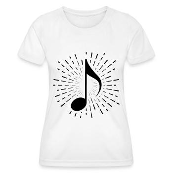 Feuerwerk und Musik - - Frauen Funktions-T-Shirt - Weiß - Vorne - AI Model Female 172 dark (172cm)